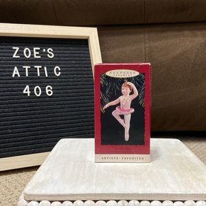Hallmark Vintage ON HER TOES Ornament